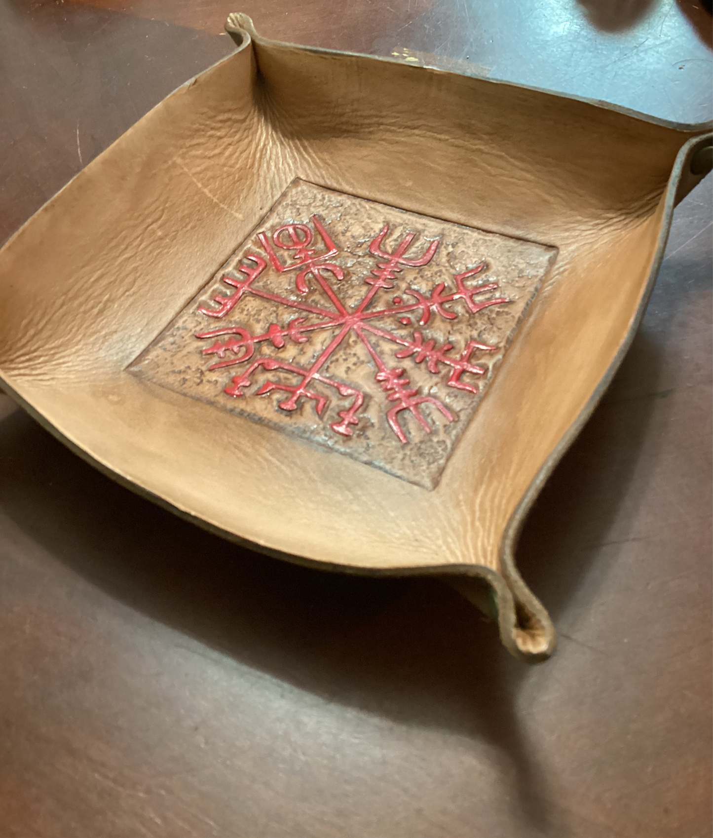 Leather Tray Vegvisir